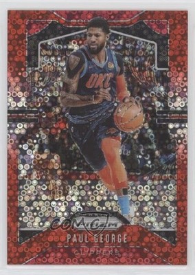 2019-20 Panini Prizm Fast Break Red Prizm 72/125 Paul George #185 zm0