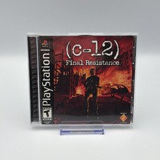 Jeu C-12 Final Resistance PS1 - PAL FR - État Correct