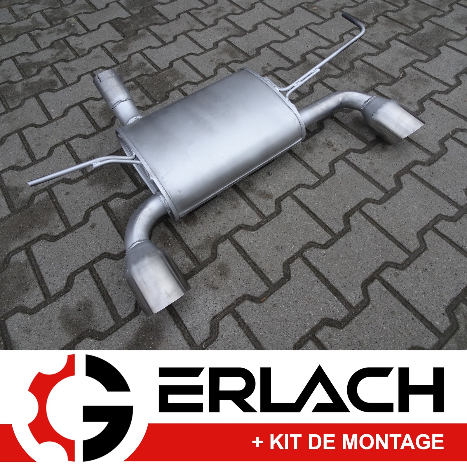 Silencieux arrière Jeep Wrangler III anti-bruit pour 2.8 CRD V6