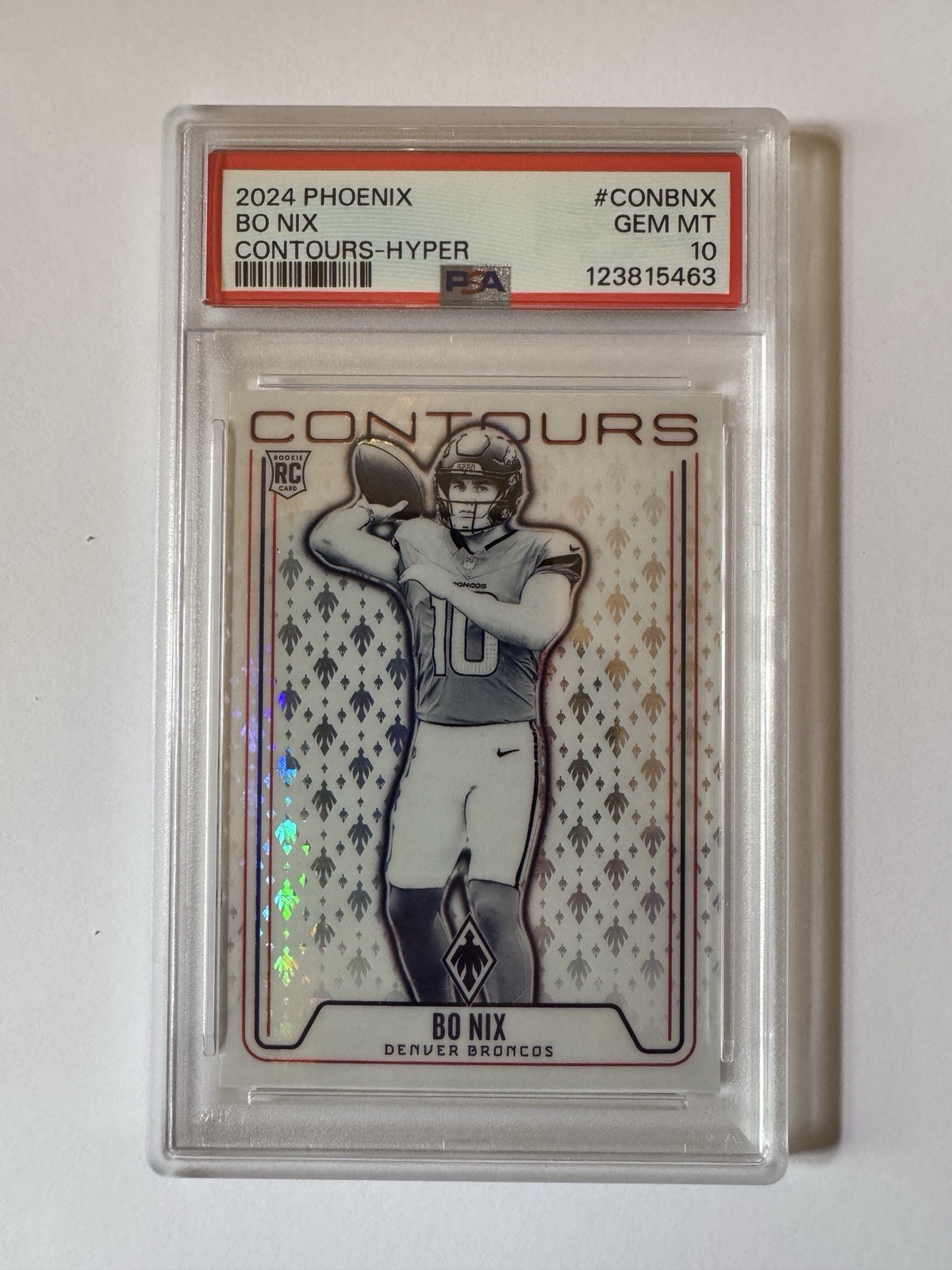 Bo Nix Panini Phoenix Contours #CONBNX Base
