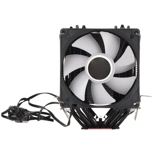 9CM CPU Cooler Dual Tower 6 Copper Heat Pipes 3 Wire 3 Fan Colorful Light Com FY - Afbeelding 11 van 22