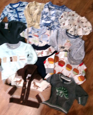 Lot 12 Cardigan/Sweater/Sweatshirt/Rompers/Sleepers-Mud Pie/Janie&Jack  6-12M
