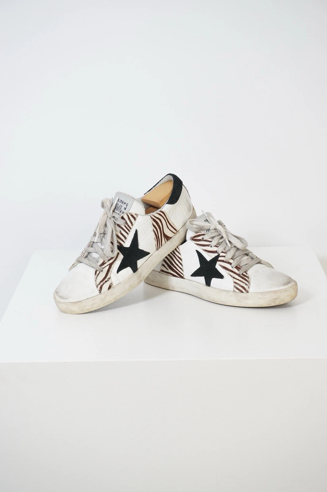 GOLDEN GOOSE Sneakers MELINE stampa zebrata stile Gol Goose taglia 39