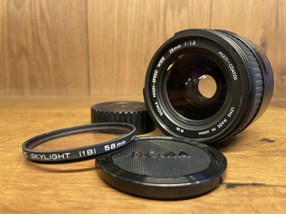 Sigma f/1.8 Camera Lenses 28mm Focal for sale - eBay