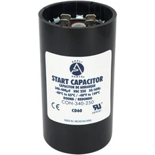 Appli Parts Motor Start Capacitor 340-408 Mfd (microfarads) uF 250 VAC... 
