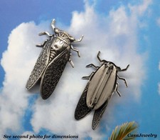 #5013/PIN LARGE ANTIQUED .925 STERLING SILVER...