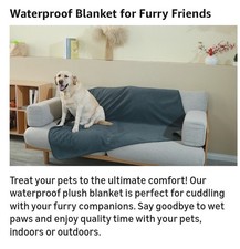 Cozytex Waterproof Blanket Cover, Pets, Kids, Adults Bed Couch, New Size READ