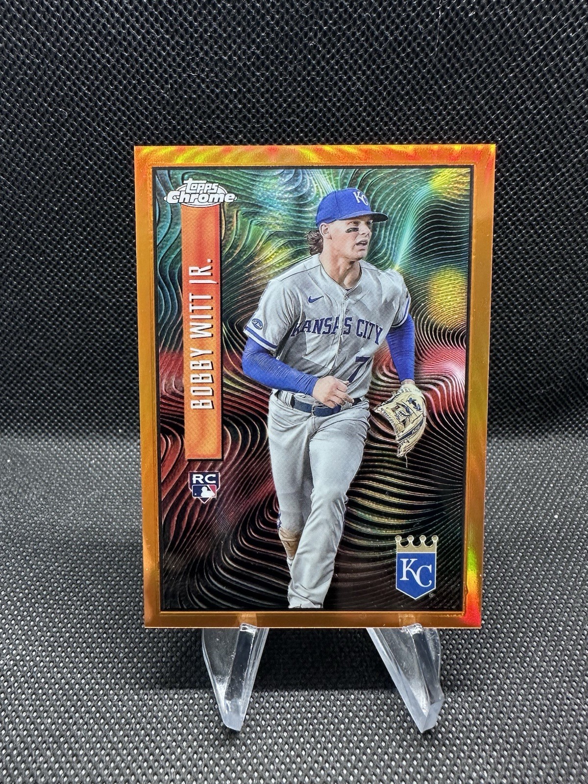 Bobby Witt Jr RC 2022 Topps Chrome Sonic Expose Orange Refractor /25  SSP