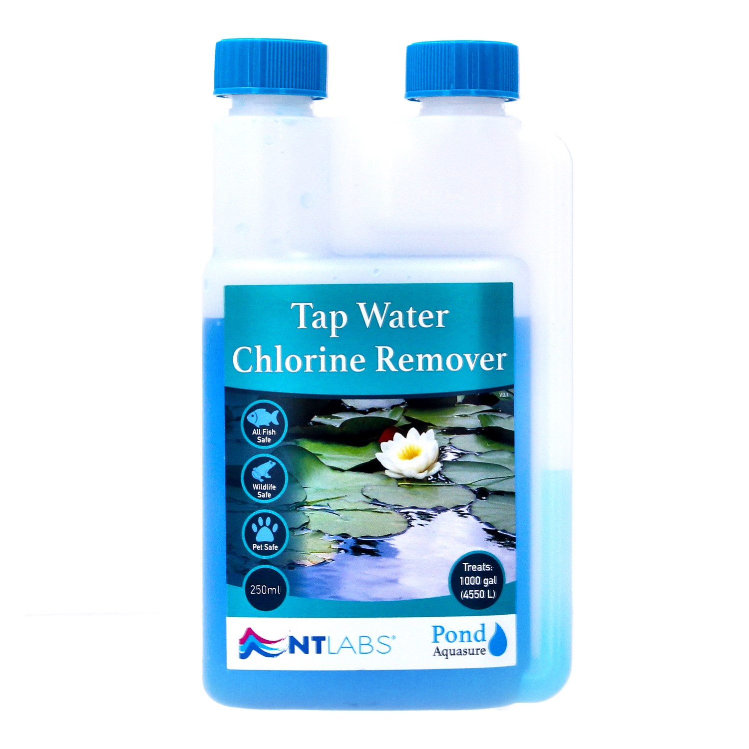 NT Labs Aquasure Tap Chlorine Remover Dechlorinator Pond Water Treatment 250ml
