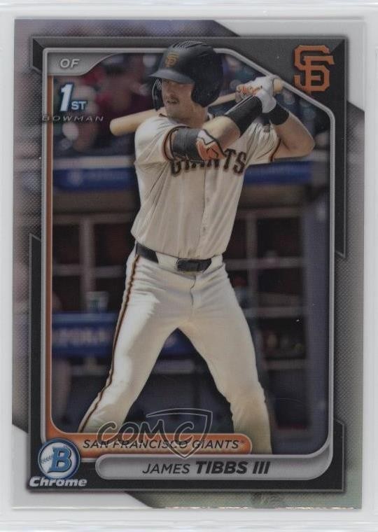 2024 Bowman Draft Chrome Refractor James Tibbs III #BDC-40 1ed8