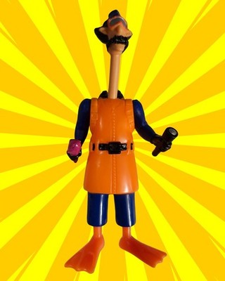Inspector Gadget Scuba 3.5'' Action Figure Toy 1991