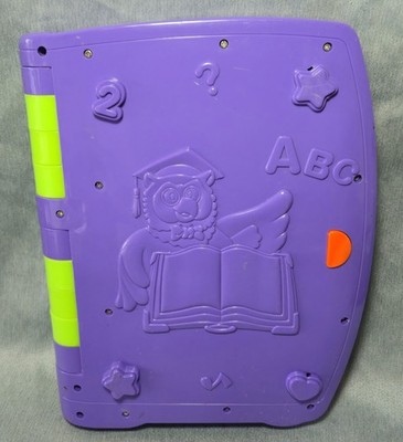 Vtg VTech The Learning Book Electronic Educational Talking Toy Teste Works Rare