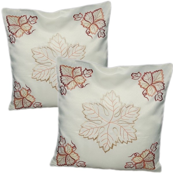 KissenbezüGe KissenhüLle Kissen Set Bestickt Herbst 40 X 40 Dekokissen Hossner-image