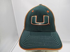 Vtg Miami Hurricanes Hat Flex Fit Mens Medium...