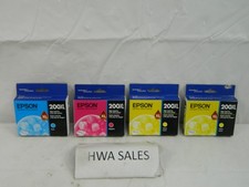 4 Genuine Epson 200XL T200XL220 T200XL320 T200XL420 Ink Cartridges NEW SEALED