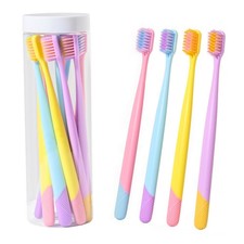Toothbrushes 10-Pack, Extra Soft Bristles for Adults, Kids Girls with Stora...