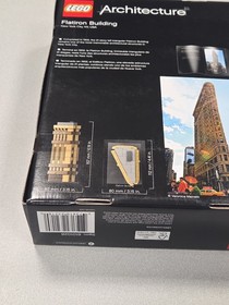 LEGO Architecture Flatiron Building 21023 Complete W Box And Books Retired Rare 