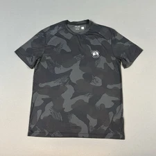 Ralph Lauren RLX Shirt Mens Medium Black Camo Performance Stretch Golf