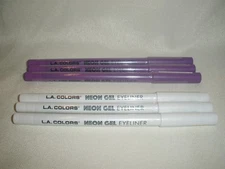 New Lot of 3 Choose LA Colors Neon Gel Eyeliner