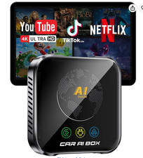 Magic AI Box Wireless CarPlay Adapter, Fast Car Video Box Plug & Play, Easy Setu