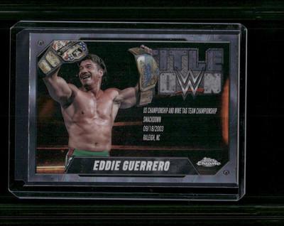2025 Topps Chrome WWE #TT-EDG Eddie Guerrero Title Town Refractor