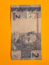 BANKNOTE BRAZIL 2010 2 REAIS FREE SHIPPING