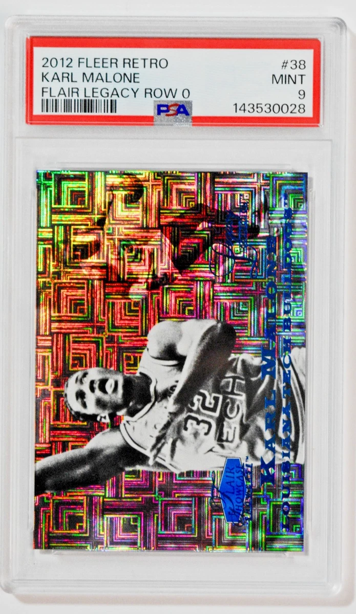 Fleer Karl Malone Basketball Serial Numbered Sports Trading Cards