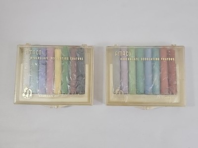 AMACO Underglaze Decorating Crayons ~ Colors ~ Set Of 16 ~ For Ceramics
