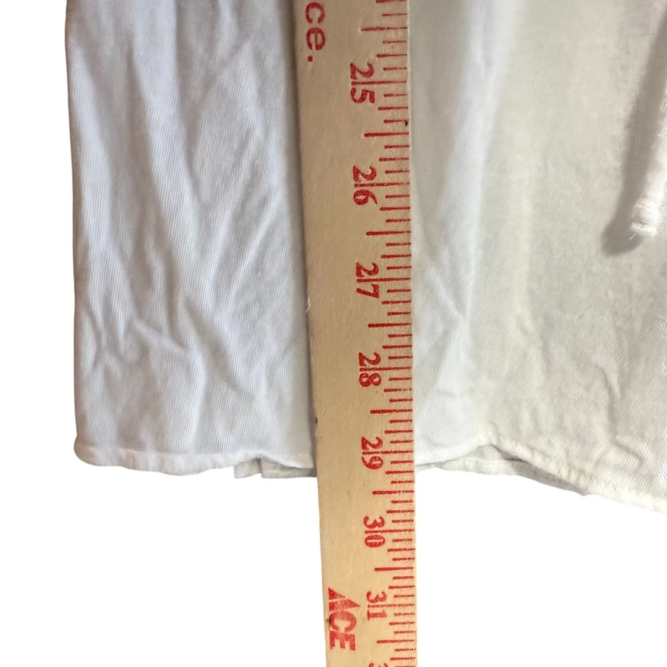 Milly Cabana Beaded Tie Waist Cover Up Tunic/Swim Top Women's Size Small White - Image 4 of 4