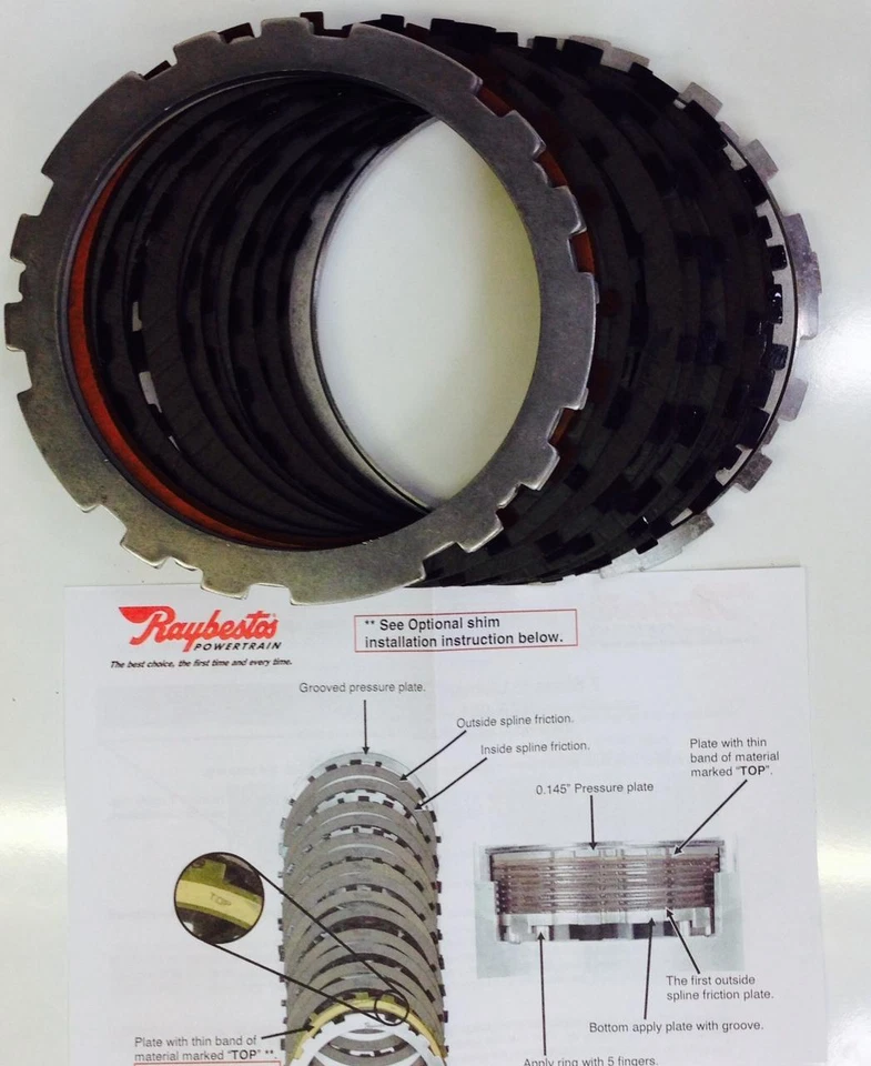 Commodore VN to VE T700 4L60E,4L65E Auto Trans 3-4 Clutch Raybestos Z-PAK - Image 2 of 2