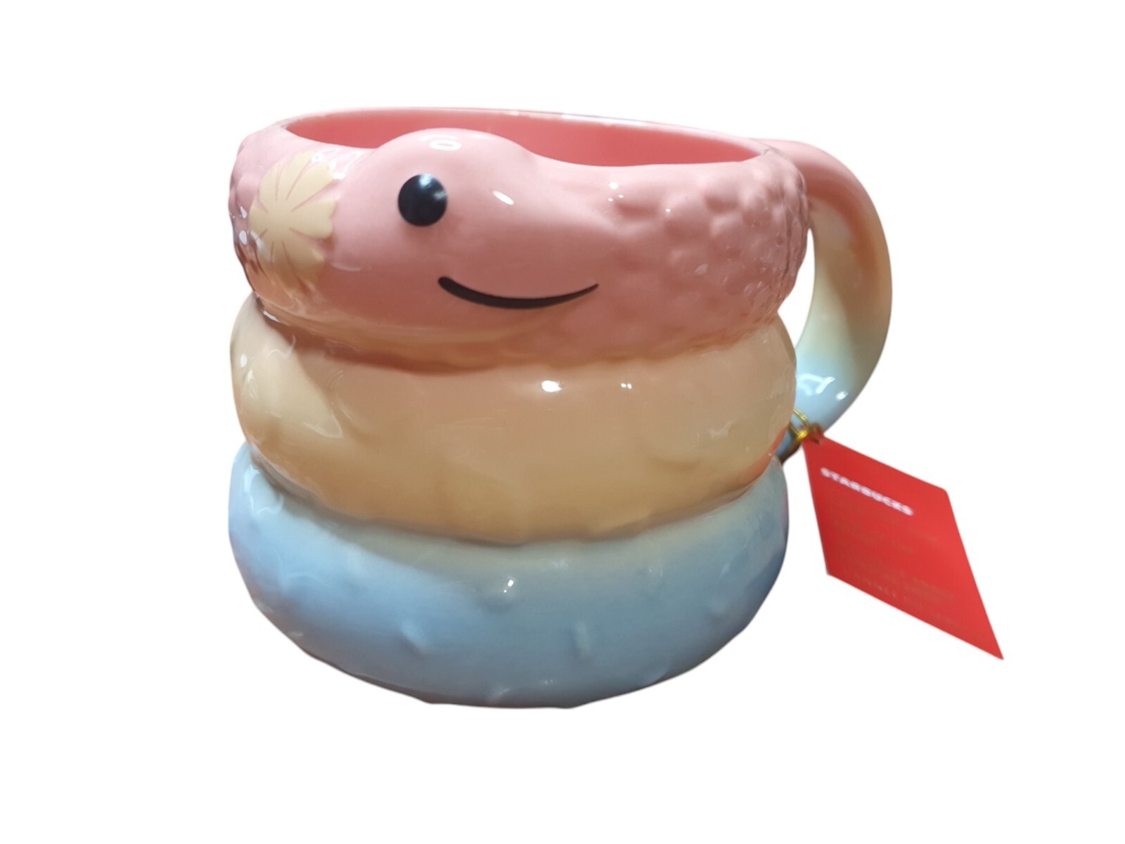 New 2025 Starbucks CERAMIC MUG 14 OZ. LUNAR NEW YEAR OF THE SNAKE - IN HAND 🐍