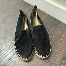 Sam Edelman Women  s 9 Faux Suede Espadrille Shoes