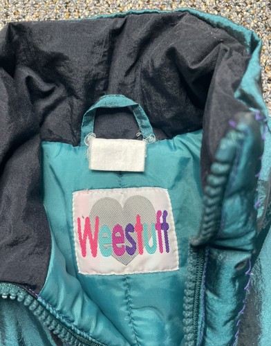 Vintage Weestuff Snowsuit Floral Girls YOUTH Winter - Picture 5 of 8