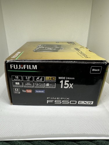 Fujifilm FinePix F Series F550EXR 16.0MP Digitalkamera - Schwarz - Bild 7 von 7