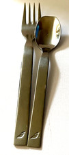 Vintage JAY INOX SPAIN Collectible Baby FORK SPOON STAINLESS STEEL