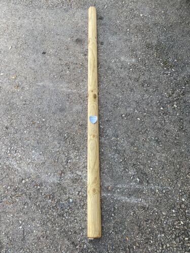 Mezzi Pali in Legno di Pino Tornito Impregnato Trattato X Recinzione D.8X200 - Foto 7 di 19