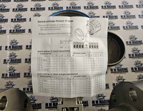 Price on Request | ENDRESS+HAUSER PROWIRL 77 VORTEX FLOWMETER 6"INCH - Picture 8 of 24