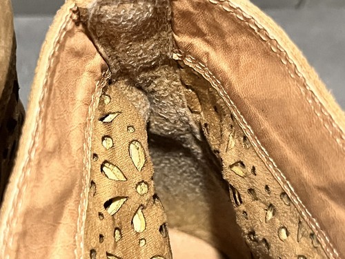 Vintage Charlotte Russe Brown Adriana CH Boots Shoes 8M Boho Chic Hippie Country - Picture 16 of 18