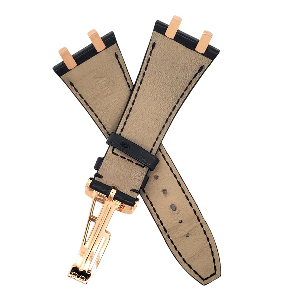 Audemars Piguet Royal Oak 15500 41mm Black Alligator Strap 18K