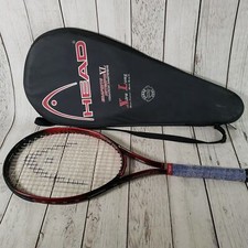 HEAD Tennis Racket Xtra Long Graphite Intrepid XL Black Red  Carrying Case