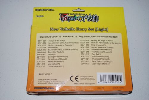 Force of Will - New Dawn Rises Starter Deck Light - Brunhild Valkyries Atom Rune - Picture 4 of 5