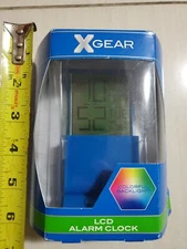 XGear Mobile Series  LCD Alarm Clock Colorful BackLight 41XG3063 BLUE Brand New