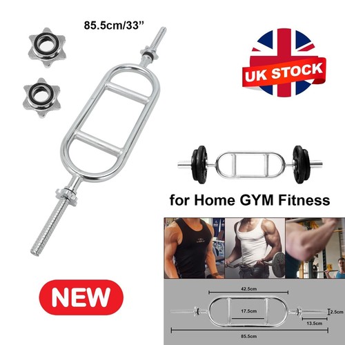 Heavy Duty Fitness Grip Weight Lifting Bar Triceps Bicep Hammer Curl Dumbbells - Picture 5 of 13