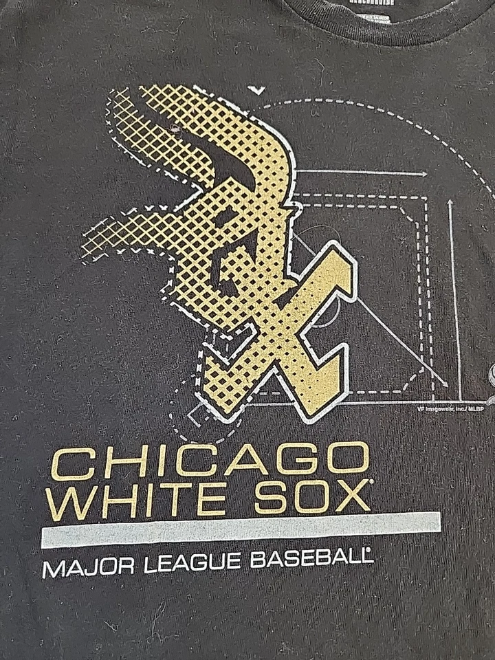 Camiseta de béisbol Chicago White Sox MLB negra gráfica para hombre XL ligera Foto 4 de 4