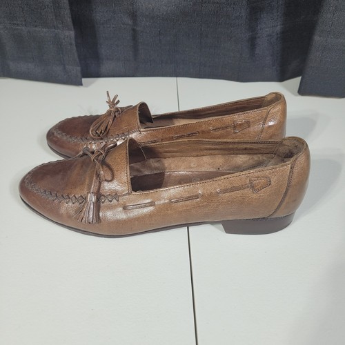 Prima Strada Johnston Murphy Mens 9.5 M Slip-On Mahogany Italian 487122 - Picture 6 of 13