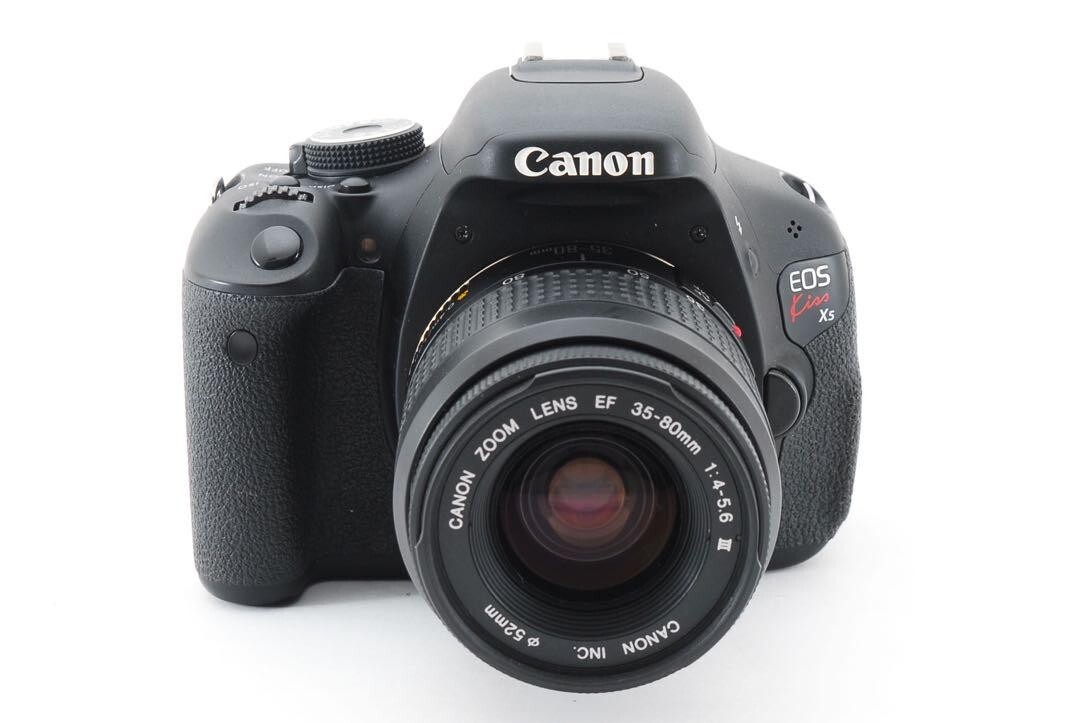Canon EOS Kiss X5 DSLR Camera + 35-80㎜ Lens Kit Body Color Black