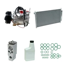 AC Compressor & Condenser Kit Fits Honda Civic 12-15 1.8L 4 Door TRSE09 KTC584