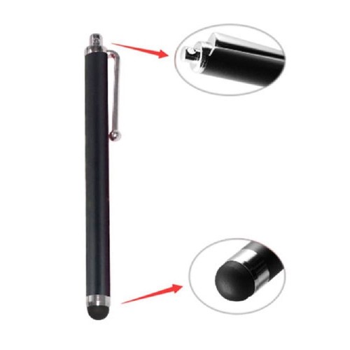 CZARNY POJEMNOŚCIOWY RYSIK RYSIK PIÓRO DOTYKOWE STYLI DO IPADA IPHONE SAMSUNG HTC SONY LG - Zdjęcie 7 z 7