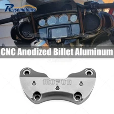 CNC Aluminum Anti-Slip 1'' Handlebar Top Clamp For Harley Street Glide Road King