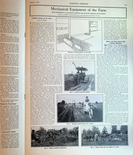 Scientific American March 2 1918 WWI Japan Emperor Mikado Farm Machinery - Picture 3 of 4
